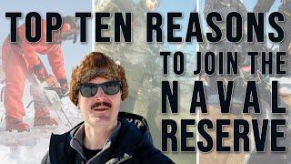 Top Ten Reasons to Join the Naval Reserve at the Ice Dive Exercise