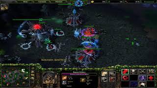 WarCraft 3 TFT Rubattle.net server ELF vs UD (от первого лица) by Mystic