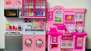 8 Minutes Satisfying with Unboxing 2 Pink Hello Kitty Kitchen Playset | ASMR No Talking