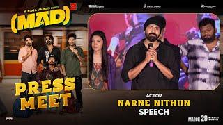 Narne Nithiin Speech at MAD Square Press Meet | Sangeeth Shobhan, Ram Nitin | Kalyan Shankar