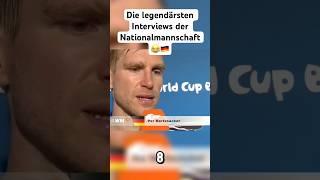 Die legendärsten Interviews der Nationalmannschaft  #dfb #deutschland #mertesacker #wm2014