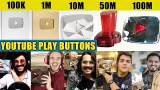 YOUTUBE PLAY BUTTON EVOLUTION || Technical Sandy||2021