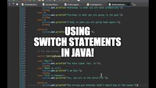 Java Programming Tutorial - Switch Statements and Examples |  Very Easy Coding Tutorial