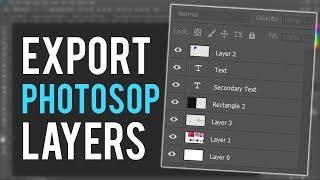 How To Export Layers in Photoshop As Seperate Images