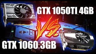 BRIGA FEIA! GTX 1060 VS GTX 1050 TI EM 3 JOGOS