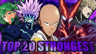 Top 20 STRONGEST Characters in One Punch Man