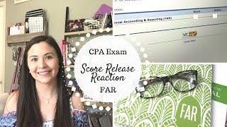 DID I PASS??? | FAR Score Release Reaction | CPA Exam |