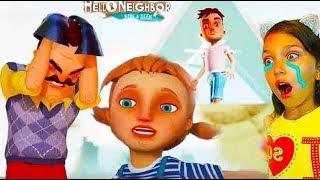 ДОЧКА СОСЕДА упала... О,НЕТ! ФИНАЛ ПРИВЕТ СОСЕД Прятки ПАПА в Hello Neighbor Hide and Seek Валеришка