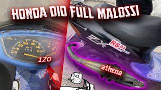 САМАЯ ЛЮТАЯ HONDA DIO 35ZX НА MALOSSI, ЕДЕТ 120км/час