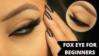 HOW TO: FOX EYES MAKEUP FOR BEGINNERS | EIMEAR MCELHERON