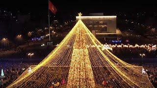 The DAZZLING giant Christmas Tree of Bishkek is a beacon of brilliance || WooGlobe