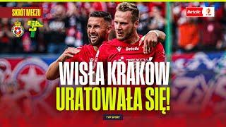 SKRÓT: WISŁA KRAKÓW - GÓRNIK ŁĘCZNA. BIAŁA GWIAZDA SIĘ URATOWAŁA! BETCLIC 1 LIGA