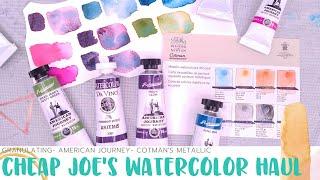 Cheap Joes Watercolor Haul- Swatching New Colors