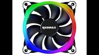 Raidmax RGB LED Fan - light modes