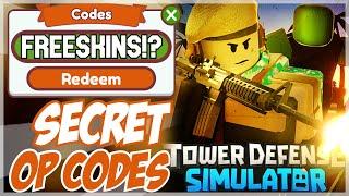 !NEW! (2022) ️ Roblox Tower Defense Simulator Codes ️ ALL *SUMMER* CODES!