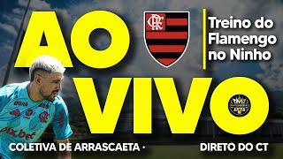 FLAMENGO Treino AO VIVO com HOMENAGEM ESPECIAL para ARRASCAETA