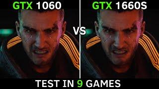 GTX 1060 6GB vs GTX 1660 SUPER | Test In 9 Games | 2021