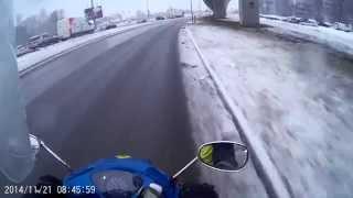 Skuteretta - Driving in bit snowy conditions