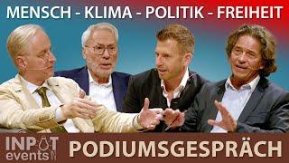 Podium zum "Kl!ma" mit Gebauer, Vahrenholt, Strehl beim Dinner mit Input (5/5), Kloten, 13.9.2024