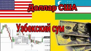 ( USD UZS ) - Доллар США Узбекский сум ( Узбекистан Валюта сўм  курс )