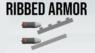 STRV Ribbed Armor VS Solid Armor Simulation.