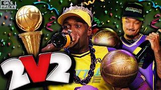 Gilbert Arenas CELEBRATES His First Championship Win