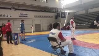 100 kg. Nils Coedman (NED) vs Edin Durakovikj (MKD), Gran Prix Paris