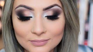 Make nude com olho super esfumado - Por Gabih Machado