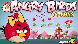 Angry Birds Seasons: The Pig Days - Valentine's Day Walkthrough 3 Stars