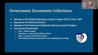 Tips and Tricks for New Gov Docs Librarians