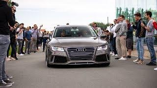 533HP Supercharged Audi A7 w/ Custom Exhaust - LOUD Revs, Accelerations & Crackles !