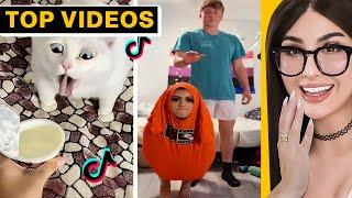 I Watch the Funniest TikToks While On the Toilet! | SSSniperWolf