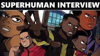 Calebcity's Superhuman Interview ( ft. Lenarr young and RDCWORLD1) | Random Youtuber animation #3