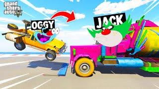 [PART-2] OGGY And PINKA TEAMING IN FACE TO FACE CHALLENGE (GTA 5 Funny Moments)