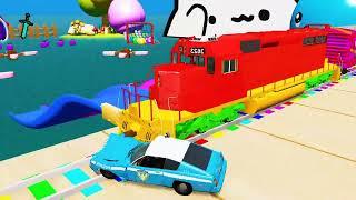 Cars vs slide color - Cars vs rails and Trains - BeamNG