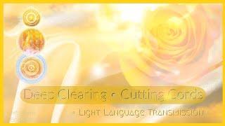 Deep Energy Clearing/Cleanse • Cutting Cords • Light Language Transmission 