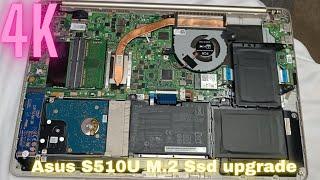 Asus S510U Ssd upgrade | Asus S510UN-DB55  M.2 SSD Upgrade |  Asus S510U M.2 Ssd upgrade