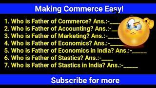 Commerce Quiz/Account/Economics/Gk/class 12/question-answer/quiz time/Making Commerce Easier/MCQ 12/