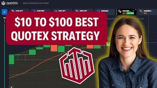 QUOTEX TRADING TUTORIAL FOR BEGINNERS! FROM $10 TO $100 IN 5 MINUTES