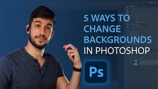 How to Change Backgrounds in Photoshop | Photoshop in 5 | Adobe Photoshop