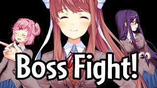 M.U.G.E.N. DDLC: Monika Boss Fight | Yuri and Natsuki Attack!