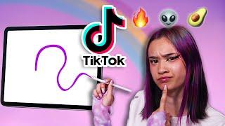 EMOJI-FILTER op TIKTOK BEPAALT MIJN TEKENING | CHALLENGE