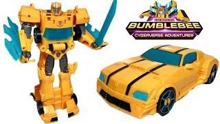 Transformers Roll and Change Bumblebee! Cyberverse Adventures Dinobots Unite Huge Transformer!