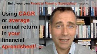 Build your own Financial Planning Spreadsheet (part 6) - CAGR vs average return