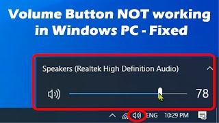 Volume icon NOT working in Windows - Quick Fix