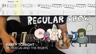 Regular show - Party tonight (guitar cover + tabs)