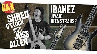 Ibanez JIVA10 Nita Strauss, Deep Space Blonde | SHRED O'CLOCK W/ JOSS ALLEN