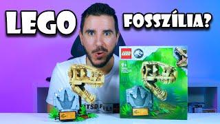 A zsarnokgyík Fosszília! || LEGO 76964 Dinoszaurusz maradványok: T-Rex koponya