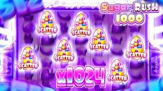 ПОЛЯНА 1024X И ЗАНОСИЩЕ В SUGAR RUSH 1000! ЗАНОС / ЗАНОСЫ НЕДЕЛИ