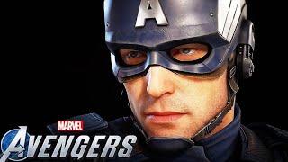 CAPTAIN AMERICA'S STORY MARVEL’S AVENGERS All Cutscenes StoryLine